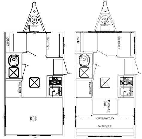 camper (for further Reference) Scotty Camper, Small Travel Trailer, Travel Trailer Interior, Travel Trailer Floor Plans, Cargo Trailer Camper Conversion, Camper Flooring, Serro Scotty, Gerobak Dorong, Small Caravans