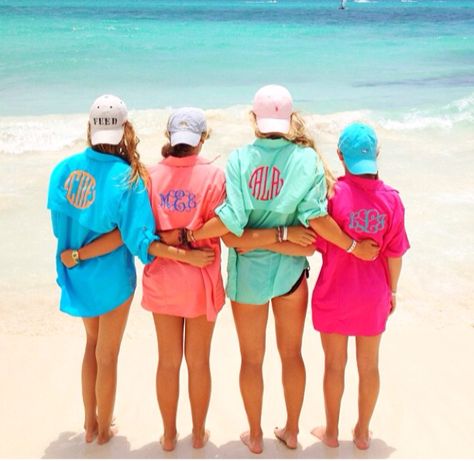 Monogram fishing shirt Sweet Summertime, Bathing Suit Covers, How To Pose, Beach Shirts, Fishing Shirts, Oversized Shirt, Spring Break, Look Fashion, Passion For Fashion