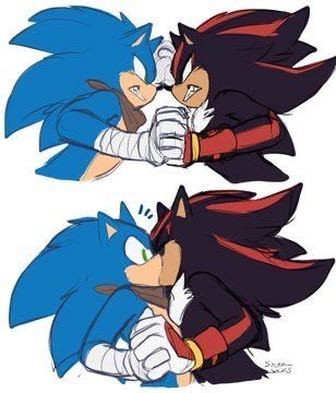 Sonic X Shadow Fanart, Sonic And Tails, Sonic The Movie, Sonic Videos, Hedgehog Movie, Sonic Heroes, Sonic Funny, Sonic Fan Characters, Ship Drawing