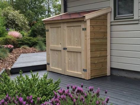 Grill Storage, Bbq Shed, Pallets Diy, Outdoor Storage Shed, Large Sheds, Small Sheds, Storage Shed Plans, Storage Sheds, Backyard Sheds