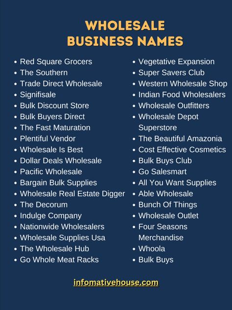 Choose the Perfect Wholesale Business Name with Our Top Picks! Waxing Business, Unique Business Names, Waxing Salon, Wholesale Real Estate, Spa Business, Wholesale Business, Business Check, Names Ideas, Name List