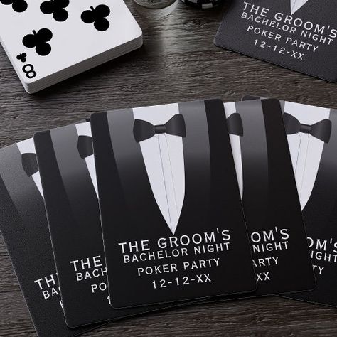 Tuxedo Wedding Bachelor Party Groomsmen Favor for $11.95 - Wedding Cards Diy Groomsmen Gifts, Bachelor Party Ideas, Groomsmen Favors, Groom Bow Tie, Groomsmen Gifts Unique, Poker Party, Wedding Tuxedo, Be My Groomsman, Bachelor Party Gifts