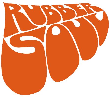 The logo to the 1965 Beatles album "Rubber Soul". The Beatles Painting, Beatles Painting, Soul Logo, 80s Posters, Soul Kitchen, Ceramic Crafts, Rubber Soul, Norwegian Wood, Beatles Art