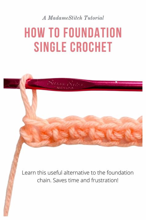 How To Start Crochet, Crochet Chain Stitch, Apply Foundation, Foundation Single Crochet, Crochet Hack, Crochet Stitches Free, Stunning Hairstyles, Crochet Chain, Single Crochet Stitch