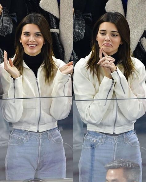 Kendall Jenner Hockey Game, Kendall Jenner Outfits Casual, Washington Capitals Hockey, Capitals Hockey, Kendall Jenner Street Style, Gossip Girl Outfits, Celebrity Casual Outfits, Kendall Style, Hockey Game