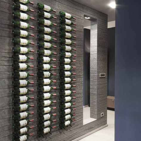 Wednesday is Winesday!! Wine Wall Display, Extreme Flexibility, Custom Wine Rack, Bakery Display Case, Built In Wine Rack, Custom Wine Cellars, Metal Wine Rack, Wall Mounted Wine Rack, Wine Wall