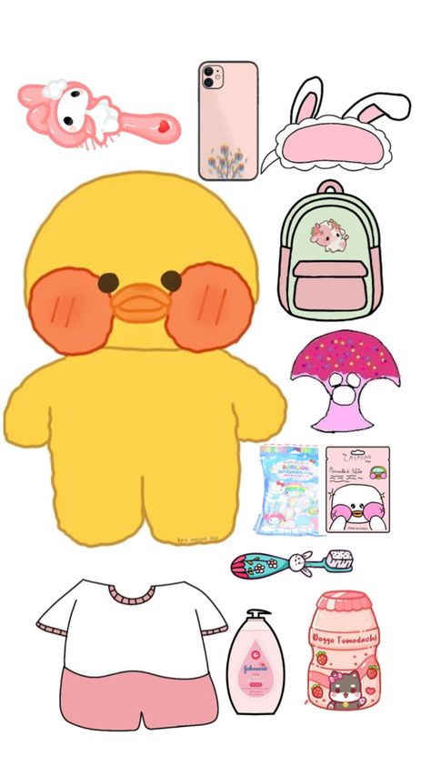 Duck Crafts, Paper Doll Printable Templates, Free Kids Coloring Pages, Pet Ducks, Duck Pins, Paper Duck, Hello Kitty Crafts, Paper Dolls Diy, Drawing Accessories