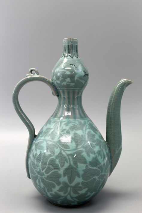 Korean celadon teapot－【Deal Price Picture】 Korean Celadon, Stranger And Stranger, Beautiful Tea, Tea Tasting, Porcelain Teapot, Chocolate Pots, August 12, Sea Blue, China Porcelain