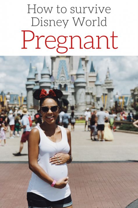 Tips for Surviving Disney World when Pregnant Maternity Outfit Disney, Theme Park Maternity Outfit, Disney World Outfits Pregnant, Maternity Theme Park Outfit, Maternity Amusement Park Outfit, Mama Disney Outfit, Maternity Disney World Outfit, Disney While Pregnant, Pregnant At Disney World Outfit