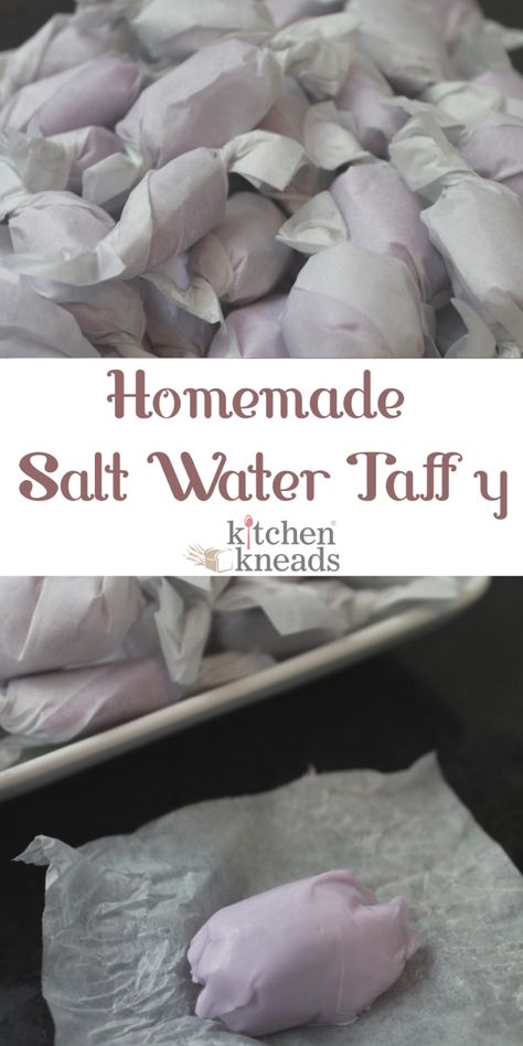 How To Make Salt Water Taffy, Homemade Taffy Pull, Pulled Taffy Recipe, Taffy Recipe Easy, Saltwater Taffy Recipe, Pulling Taffy, Taffy Making, Taffy Pulling, How To Make Taffy