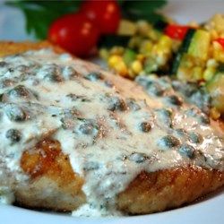 Pan Fried Halibut Steak with Light Green Sauce Fried Halibut, Green Sauce Recipe, White Wine Cream Sauce, Parmesan Green Beans, Halibut Recipes, Pinot Gris, Green Sauce, Green Bean Recipes, Top Recipes