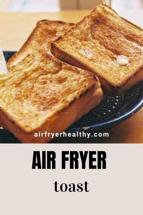 This recipe for air fryer toast is a super easy and healthy way to make a great breakfast. It can be anything from Texas toast to garlic toast bread to French toast. Starting the day with so many options should delight everyone. Texas Toast Air Fryer, Air Fryer Toast, Bread In Air Fryer, Air Fryer French Toast, Recipe For Air Fryer, Garlic Toast, Toast Bread, Texas Toast, Piece Of Bread