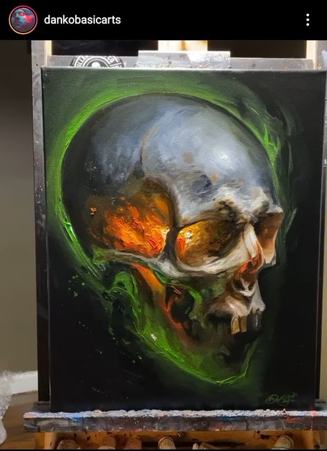 Worli Painting, Skull Art Drawing, Oil Painting Inspiration, Art Articles, Colorful Oil Painting, Skull Painting, Gouache Art, Scary Art, Amazing Art Painting