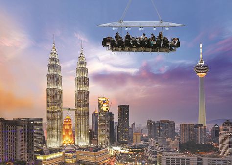 Dinner in the Sky LA - Opening Night hosted by Destination Luxury Sky Dubai, Dinner In The Sky, Plitvice Lakes, Rooftop Restaurant, Kuala Lumpur Malaysia, Helicopter Tour, Beautiful Places On Earth, Tour Operator, Beautiful Places In The World