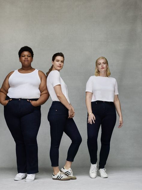 Body Positive Photography, Plus Size Art, Universal Standard, Plus Size Fall, Plus Size Brands, Body Positive, Plus Size Models, Do Better, Recycled Denim