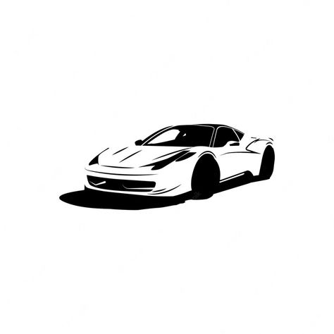 Premium Vector | Auto style car logo design with sports vehicle icon silhouette concept on white background vector illustration Sports Car Illustration, Car Logo Design, Car Logo, Car Logos, Vector Photo, Image Collection, Premium Vector, Graphic Resources, Vector Art