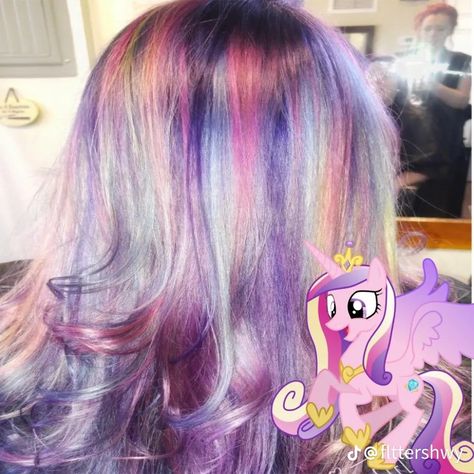 Mlp Hair, My Little Pony Hair, Y2k Inspo, Retro Festival, Aesthetic Floral, Y2k Cute, Dyed Hair Inspiration, Doll Barbie, Pretty Hair Color