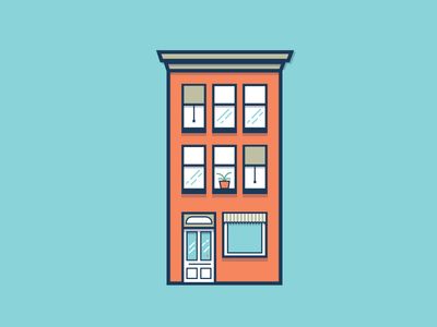 Building Illustration Illustration Building, Full Illustration, Cartoon Building, Simple Building, Building Drawing, Building Illustration, Flat Design Illustration, House Illustration, Affinity Designer