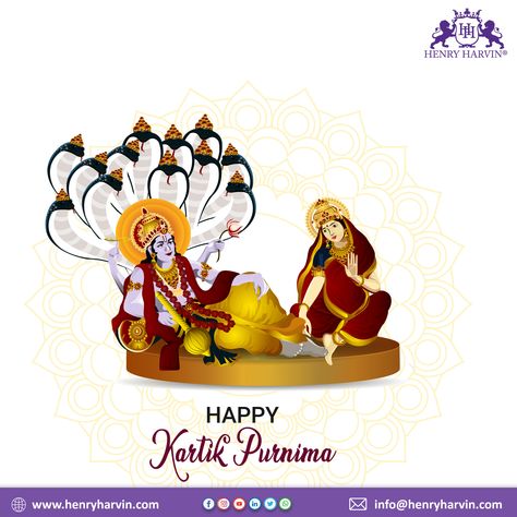 Kartika Purnima is a Hindu, Sikh and Jain cultural festival, celebrated on the Purnima day of Kartik month. It is also known as Tripurari Purnima or Deva-Deepawali, the festival of the lights of the gods. This day also marks the end of Chaturmas. It is believed that Vishnu, on this day, returns to his abode after completing his stay in Bali. This year it also coincides with the last Lunar Eclipse of the year. #henryharvin #kartikpurnima #lunareclipse Kartika Purnima Images, Kartik Purnima Wishes, Kartika Purnima, Kartik Month, Kartik Purnima, Tulsi Vivah, Cultural Festival, Lunar Eclipse, The Festival