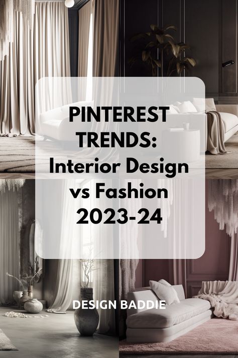 Bored of interior design mags? We combine interior design with Pinterest fashion trend forecasts for 2023-2024 for some uniquely cool design inspiration. #interiordesign #fashion #style #pinterest #trends #inspiration #homedecoration #decoration #homedecor #decorating #hometrends #2023 #2024 Bathroom Vanity Remodel, Kitchen Cabinet Remodel, Furniture Trends, Aesthetic Home, Decor Trends, Home Trends, Design Living Room, Interior Trend, Trend Forecasting