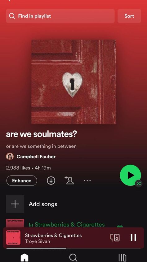 are we soulmates? / a playlist for lovers / spotify: campbell fauber 💌 in 2022 | Therapy playlist, Song suggestions, Spotify music Playlist For Girlfriend, Songs For Girlfriend, Love Letter To Girlfriend, Names For Girlfriend, Playlist Song, Indie Music Playlist, Best Spotify Playlists, Radio Playlist, Playlist Names Ideas