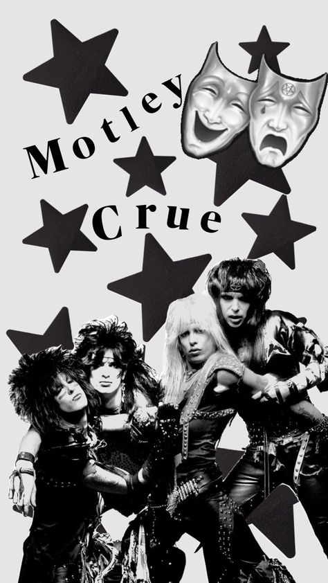 Motley Crue Poster, Rock Collage, 80s Bands, Band Wallpapers, Tommy Lee, Motley Crue, Mötley Crüe, Rock N Roll, Fan Art