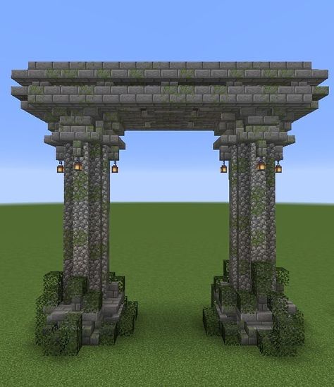 The Minecraft Guy™ on Instagram: “What you think? . . . . . . . . . #minecraftbuild #autogramtags #minecrafters #minecrafthouse #minecraft_pe #minecraftsurvival…” Minecraft Archway, Minecraft Kale, Minecraft Arch, Chalet Minecraft, Mansion Minecraft, Villa Minecraft, Construction Minecraft, Case Minecraft, Minecraft Statues