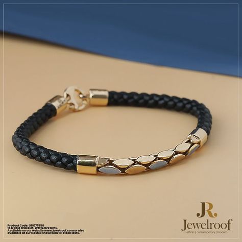 THE DHARA GOLD BRACELET BY JEWELROOF Gold Chocker Necklace, Price Cod, Gold Earrings For Kids, Platinum Jewellery, Temple Jewelry Necklace, Neck Pieces Jewelry, Mens Diamond Bracelet, Antique Gold Jewelry Indian, Gold Jewelry Simple Necklace