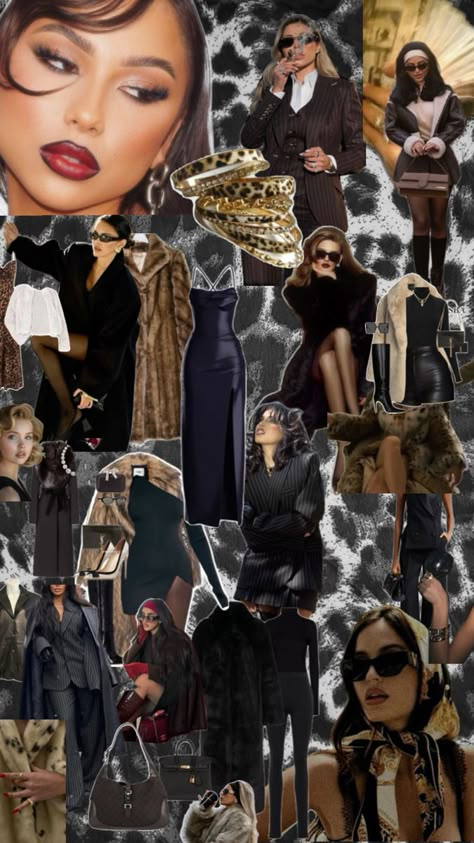 Y2k Classy Aesthetic Outfits, Italian Style Photoshoot, Mob Wives Aesthetic Outfit, Mob Boss Wife Outfit, Mob Wife Aesthetic Plus Size, Mob Wife Party Outfit, Vogue Aesthetic Outfit, Mob Husband Aesthetic, Classy Birthday Themes For Women