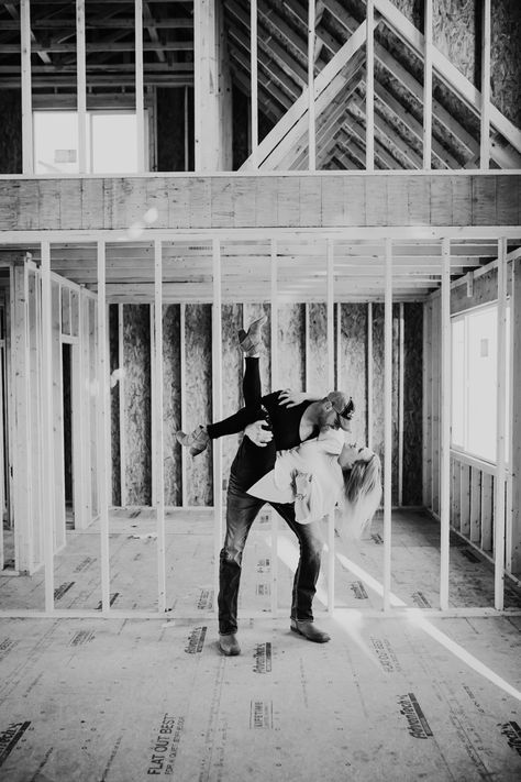 House Framing Photoshoot, Building A House Photoshoot, Construction Photoshoot, House Photoshoot, Miller Homes, House Photo, Photoshoot Inspo, Taking Photos, Shoot Ideas