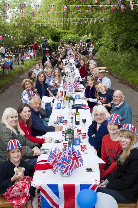 British Themed Parties, Remembrance Day Activities, British Tea Party, British Party, Village Fete, Party Queen, Village People, English Village, The Coronation