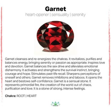 Metaphysical Properties of Garnet #Garnet #Crystals #Gemstones Trend Clothes, Gemstone Properties, Trilogy Ring, Crystals Healing Properties, Spiritual Crystals, Gemstone Meanings, Crystal Therapy, Crystal Healing Stones, Love Anniversary