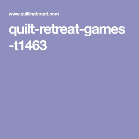 Quilt Retreat Games, Quilt Games, Quilt Guild Programs, Retreat Activities, Sewing Retreats, Quilt Club, Quilt Retreat, Quilt Guild, Fun Fun