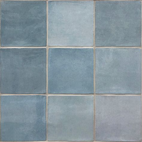 Perini Tiles Melbourne, Tile Collection - Vincenza Handmade look Blue Tile Wall Bathroom, Kids Bathroom Tiles, Blue Tiles Texture, Blue Tiles Floor, Pool Tile Texture, Kitchen Wall Tiles Texture, Bathroom Tiles Texture, Motif Keramik, Perini Tiles