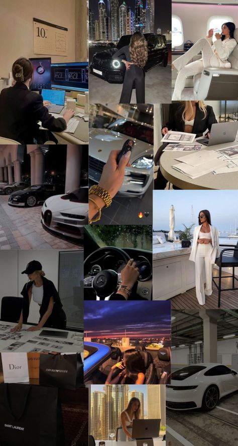 Creative Vision Boards, Vision Board Collage, Dream Life Goals, Vision Board Examples, Life Goals Future, Career Vision Board, Vision Board Wallpaper, Business Woman Successful, Vision Board Goals