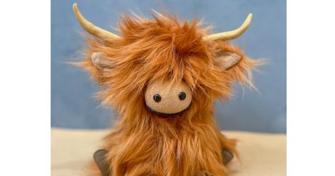 Highland Cow Free Pattern, Pool Noodle Highland Cow, Highland Cow Stuffed Animal Pattern, How To Make A Highland Cow, Dollar Tree Highland Cow, Hyland Cow Crochet Pattern, Highland Cow Sewing Pattern, Highland Cow Sewing Pattern Free, Highland Cow Pattern