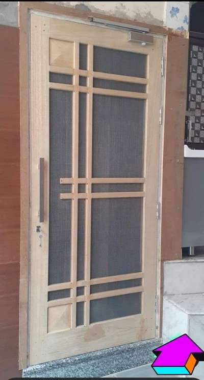 Front Jali Door Design Modern, Wooden Jali Door Design, Main Door Jali Design Entrance Modern, Jali Door Design Modern, Jali Door Design, Jali Door, Latest Door Designs, Net Door, Flush Door Design