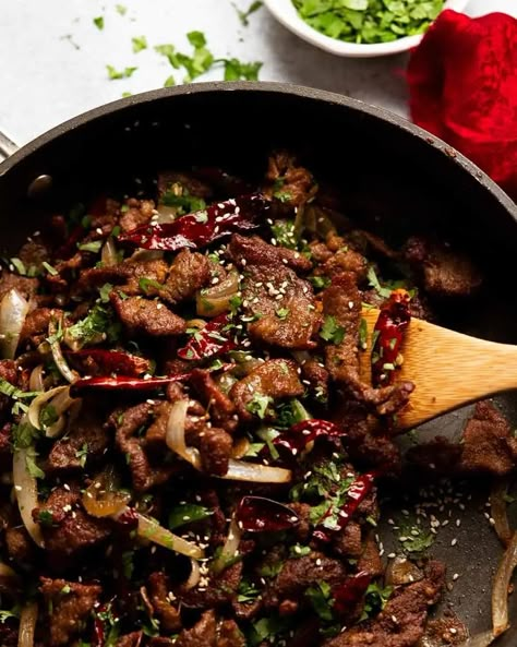 Xinjiang Cumin Lamb Stir Fry | RecipeTin Eats Boneless Lamb Leg Roast, Recipe Tin Eats Recipes, Lamb Stir Fry, Christmas Stuffing, Monthly Meals, Lamb Marinade, Chicken Appetizer, Recipe Tin Eats, Cumin Lamb