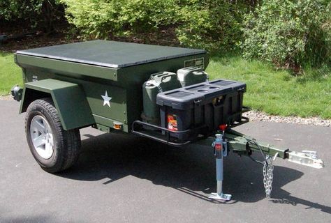 Fiberglass tub M416/M100 Bug Out Trailer, Offroad Trailer, Jeep Trailer, Tub Sizes, Trailer Kits, Expedition Trailer, Pickup Trucks Bed, Jeep Camping, Military Jeep