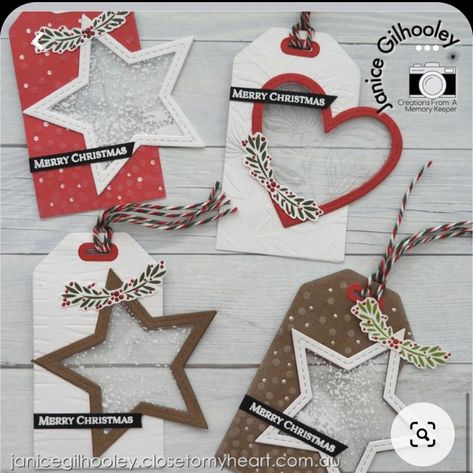 3d Gift Tags, Christmas Embellishments Diy, December Daily 2022 Ideas, Sizzix Christmas, Christmas Tags Handmade, Gift Tags Handmade, Xmas Gift Tags, Christmas Gift Tags Handmade, Xmas Tags