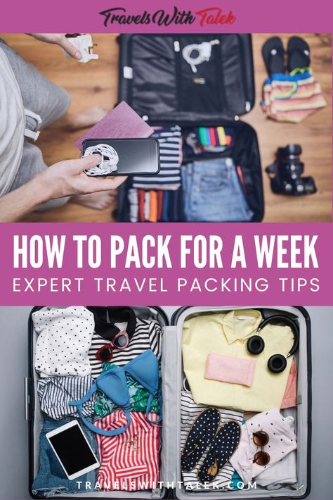 Packing Tips And Tricks, Packing For Travel, One Bag Travel, Pack For A Week, Travel Packing Tips, Smart Packing, Carry On Packing, Packing List For Vacation, Pack Light