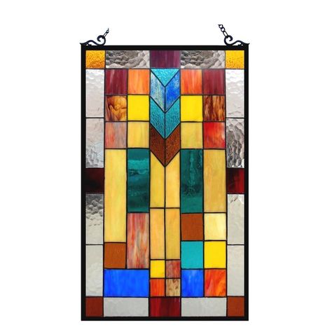 Frank Lloyd Wright Stained Glass, Design Window, Glass Window Art, Stained Glass Window Panel, Stained Glass Window Hanging, Mosaic Design, Tiffany Glass, Art And Craft Design, Stained Glass Crafts