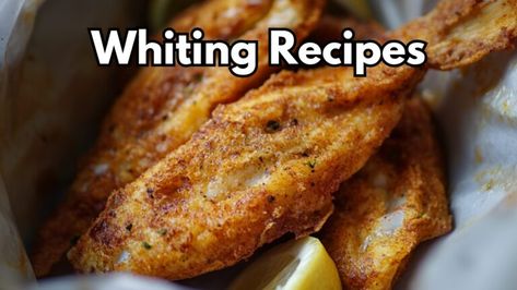 10 Best Whiting Recipes - Fishmasters.com Fried Whiting Fish Recipes, Whiting Recipes, Whiting Fish Recipes, Whiting Recipe, Whiting Fish, Lemon Dill Sauce, White Fish Recipes, Fish Recipes Baked, Battered Fish