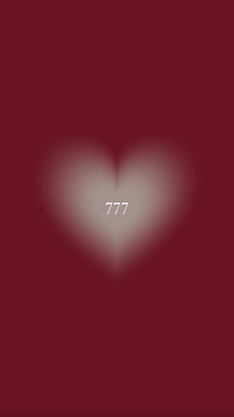 777 Heart Wallpaper, Red Angel Number Wallpaper, Red Angel Numbers Aesthetic, Red 777 Wallpaper, 777 3d Wallpaper, 777 Lockscreen, 7 Number Wallpaper, 777 Background, 7 Wallpaper Number