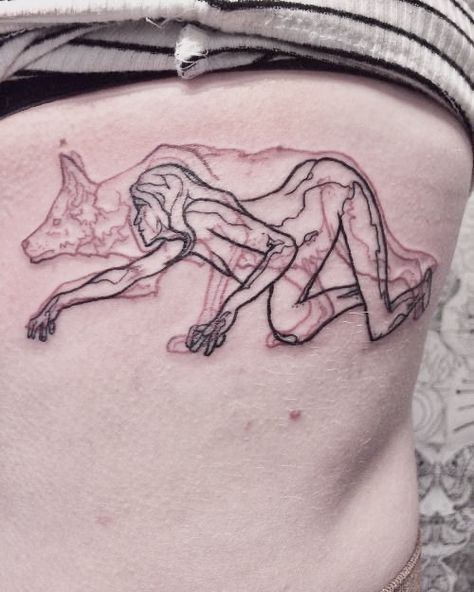 not my pic ୨୧ creds: unknown Teen Wolf Tattoo, Tattoo Paw, Wolf Tattoos For Women, Tattoos Cross, Hawaiian Tattoos, Tattoo 3d, Tier Tattoo, Native Tattoos, Aquarius Constellation