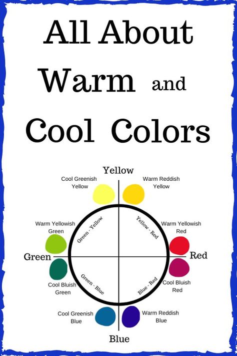 Learn all about warm and cool colors and how to use them in your painting. Learn what warm and cool colors are and what color temperature is. This is a tutorial in how improve the color in your painting by using temperature. How to use warm and cool colors in painting and art. #coolandwarmcolors #colortemperature Watercolour Lessons, Color Mixing Chart Acrylic, Color Mixing Guide, Mixing Paint Colors, Color Theory Art, Basic Painting, Color Mixing Chart, Mixing Colors, Warm And Cool Colors