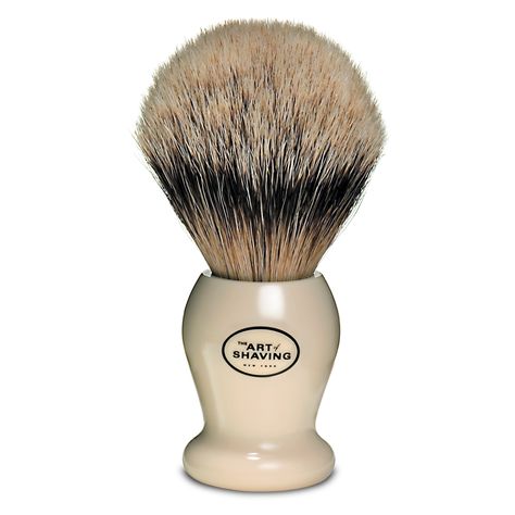 The Silvertip Badger brush that I got for my birthday.  http://www.theartofshaving.com/Ivory-Badger-Brush/00670535530039,default,pd.html?start=2=shaving-brushes-silvertip=shavingBrushGrade=Silvertip|Silvertip%20Badger=search Shaving Stand, Got The Job, Straight Razor Shaving, Shaving Accessories, Beard Brush, Shaving Brushes, Shaving Brush, Straight Razor, Accessories For Men