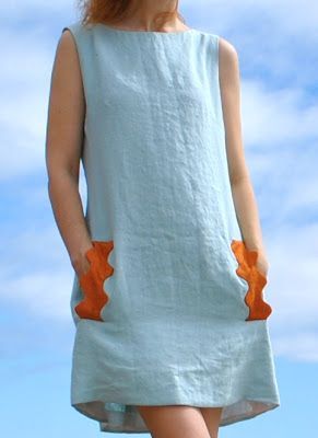 Ric Rac Dress, Dress Making Ideas, Simple Frock Design, Casual Frocks, Simple Frocks, Linen Fashion, Kurti Neck Designs, Perth Western Australia, Couture Mode