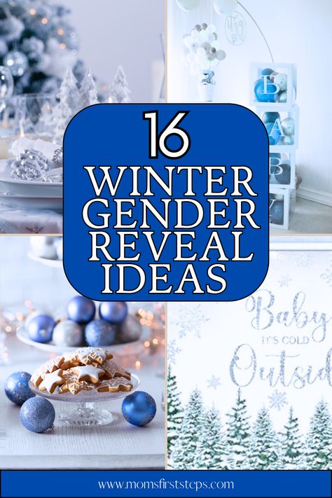 Our list of 16 unique winter gender reveal ideas will inspire you to plan the perfect event! With festive and creative gender reveal cake ideas, gender reveal decoration ideas, gender reveal games and activities, and lots more for your winter gender reveal theme, there is something here for everyone! Ideal for expectant moms looking for unique winter gender reveal ideas to plan the perfect winter gender reveal party indoor or outside. Unique Gender Reveal Ideas Christmas, Gender Reveal In Winter, Siblings Gender Reveal Ideas, Winter General Reveal Ideas, Gender Reveal Ideas For January, Gender Reveal Ideas January, Gender Reveal Themes Winter, Gender Reveal Winter Theme, Gender Reveal Ideas December