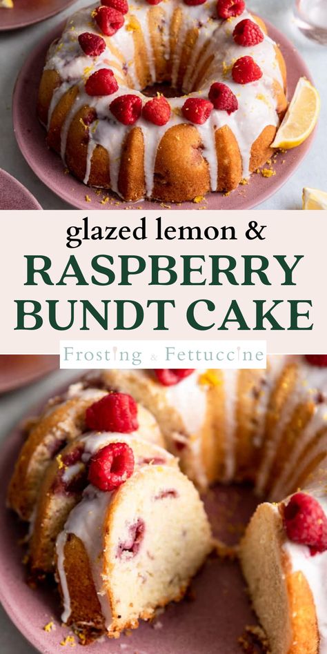 Raspberry Lemon Cakes, Cake Mug, The Slow Roasted Italian, Lemon Bundt Cake, Bundt Cakes Recipes, Raspberry Lemonade, Lemon Raspberry, Köstliche Desserts, Pound Cake Recipes